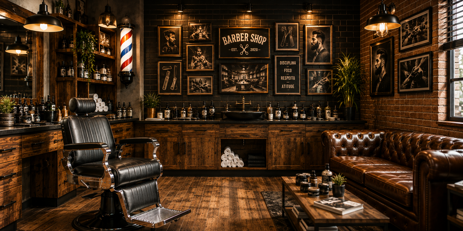 Fachada Alpha Men Barbearia